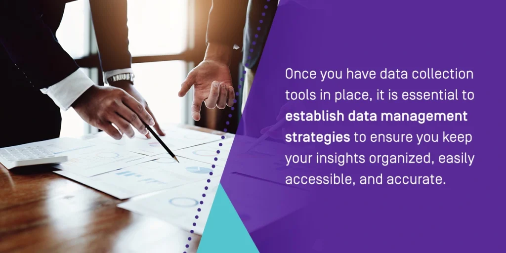 establish data management strategies